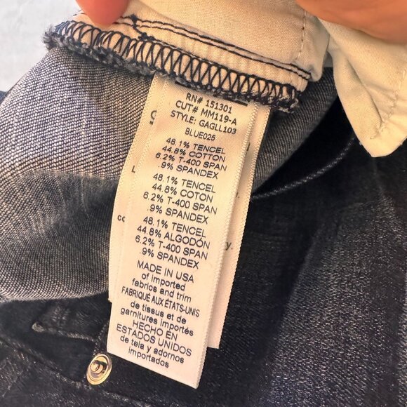 A0011 Good American Good Legs High Rise Back Lace-Up Skinny Jeans Sz 6 - Picture 4 of 13